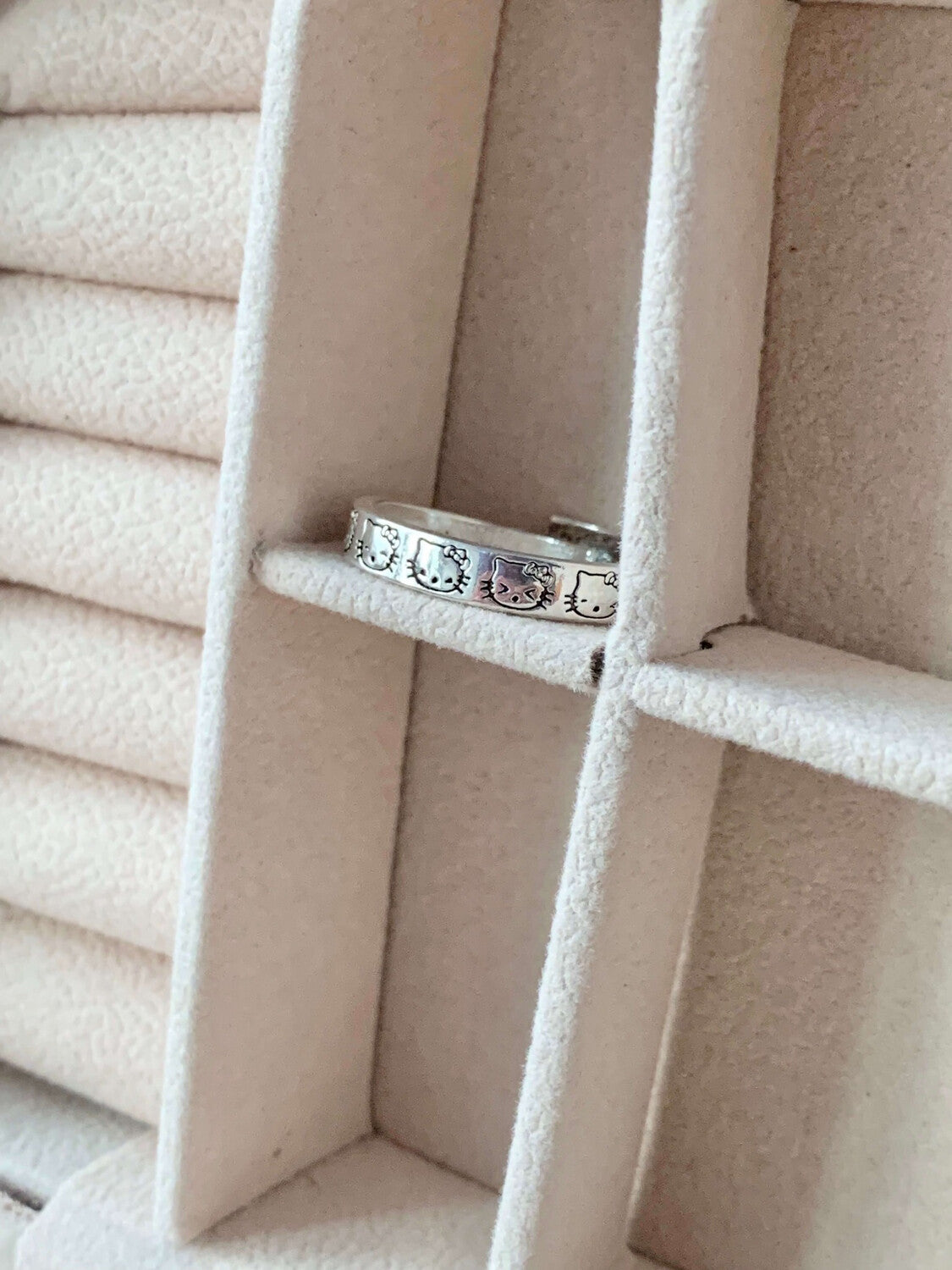 Hello Kitty Adjustable Steel Ring