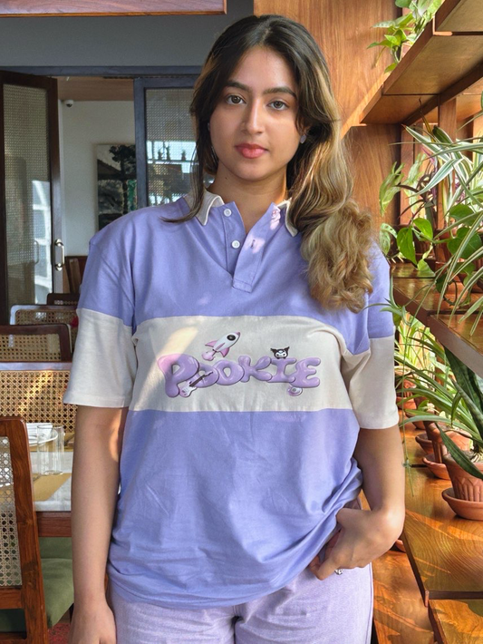 Kuromi "Pookie" Lilac Polo Shirt