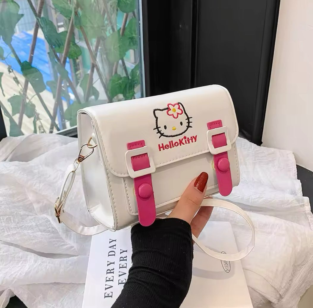 Hello Kitty Pink & White Shoulder Bag