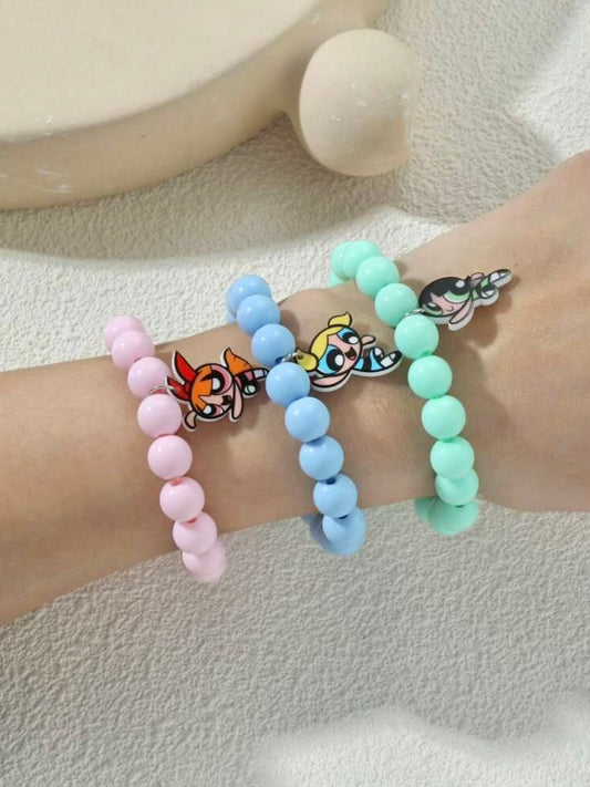 Powerpuff Girls Trio Bracelets