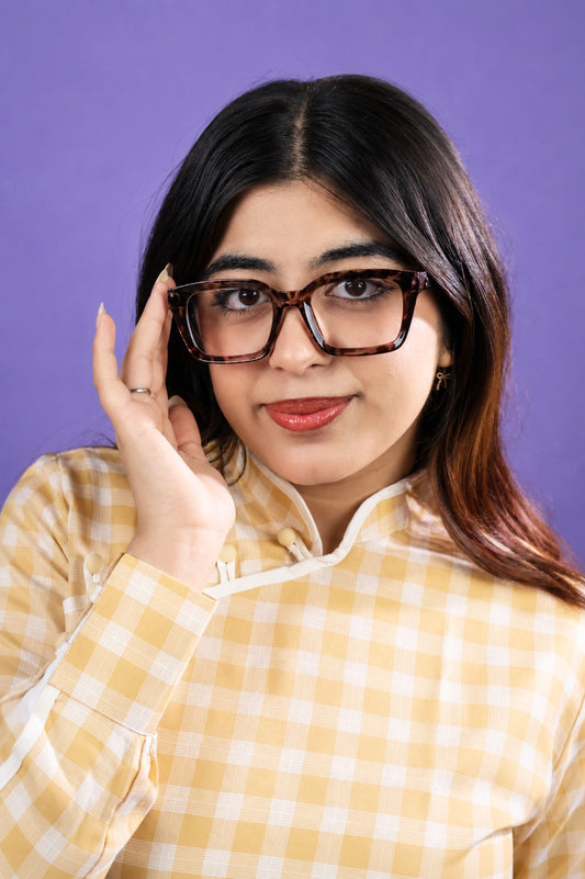 Tortoiseshell Brown Square glasses