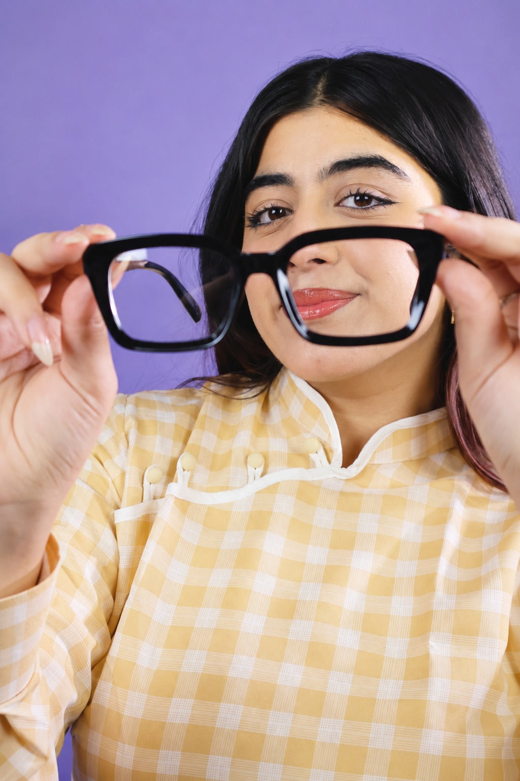 Noir Black Square Glasses