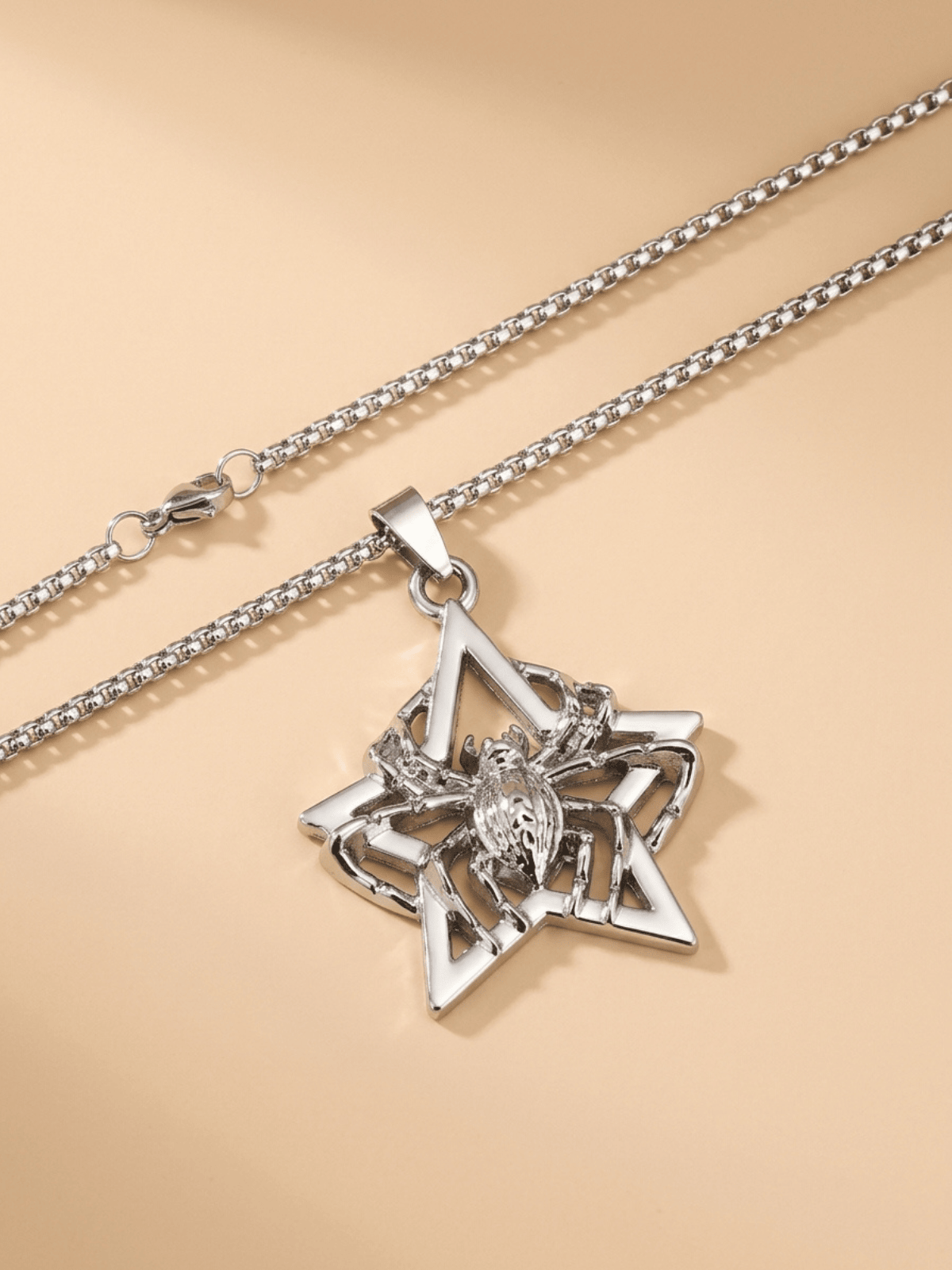Spider Star Pendant Necklace