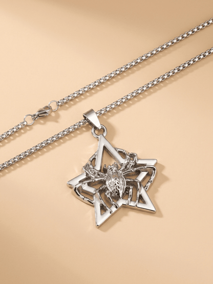 Spider Star Pendant Necklace