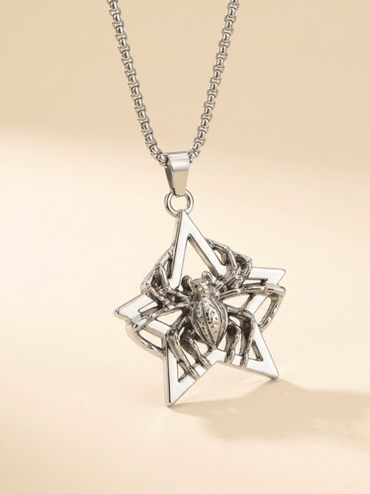 Spider Star Pendant Necklace