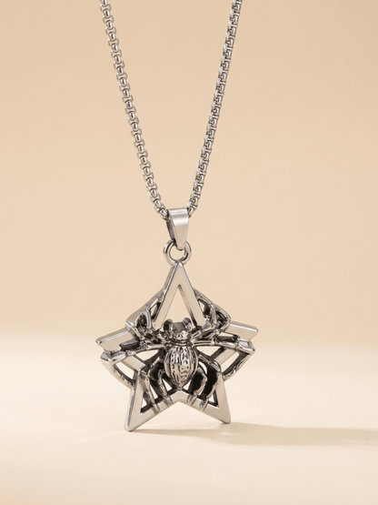 Spider Star Pendant Necklace
