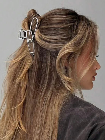 Duo Safety Lock Claw Hair Clip