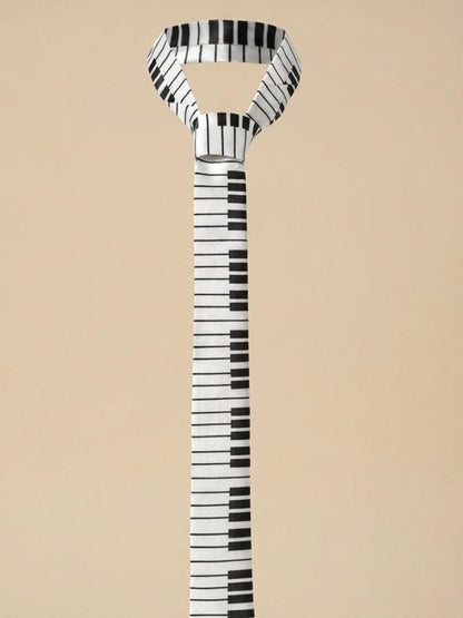 Key-to-My-Heart Piano Neck Tie