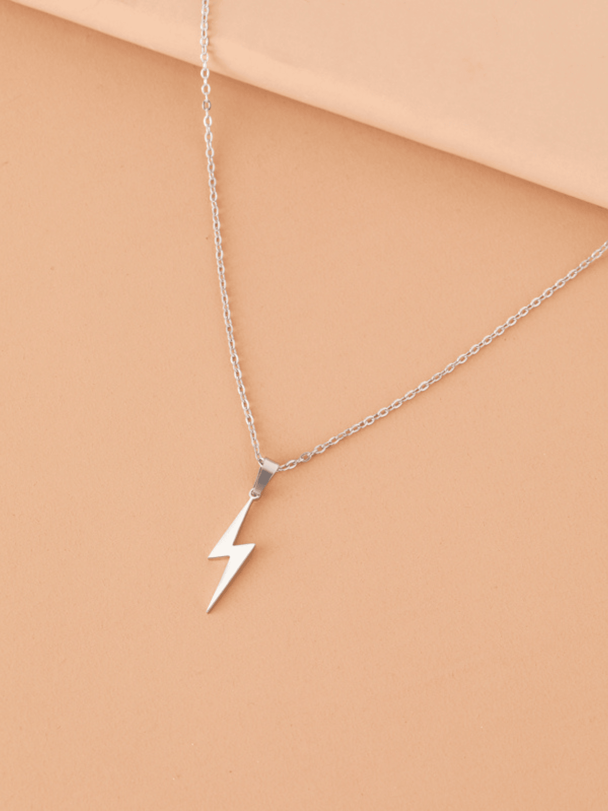Thor Lightning Bolt Stainless Necklace