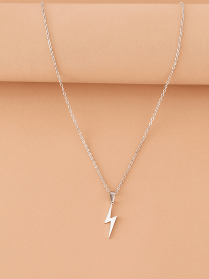Thor Lightning Bolt Stainless Necklace