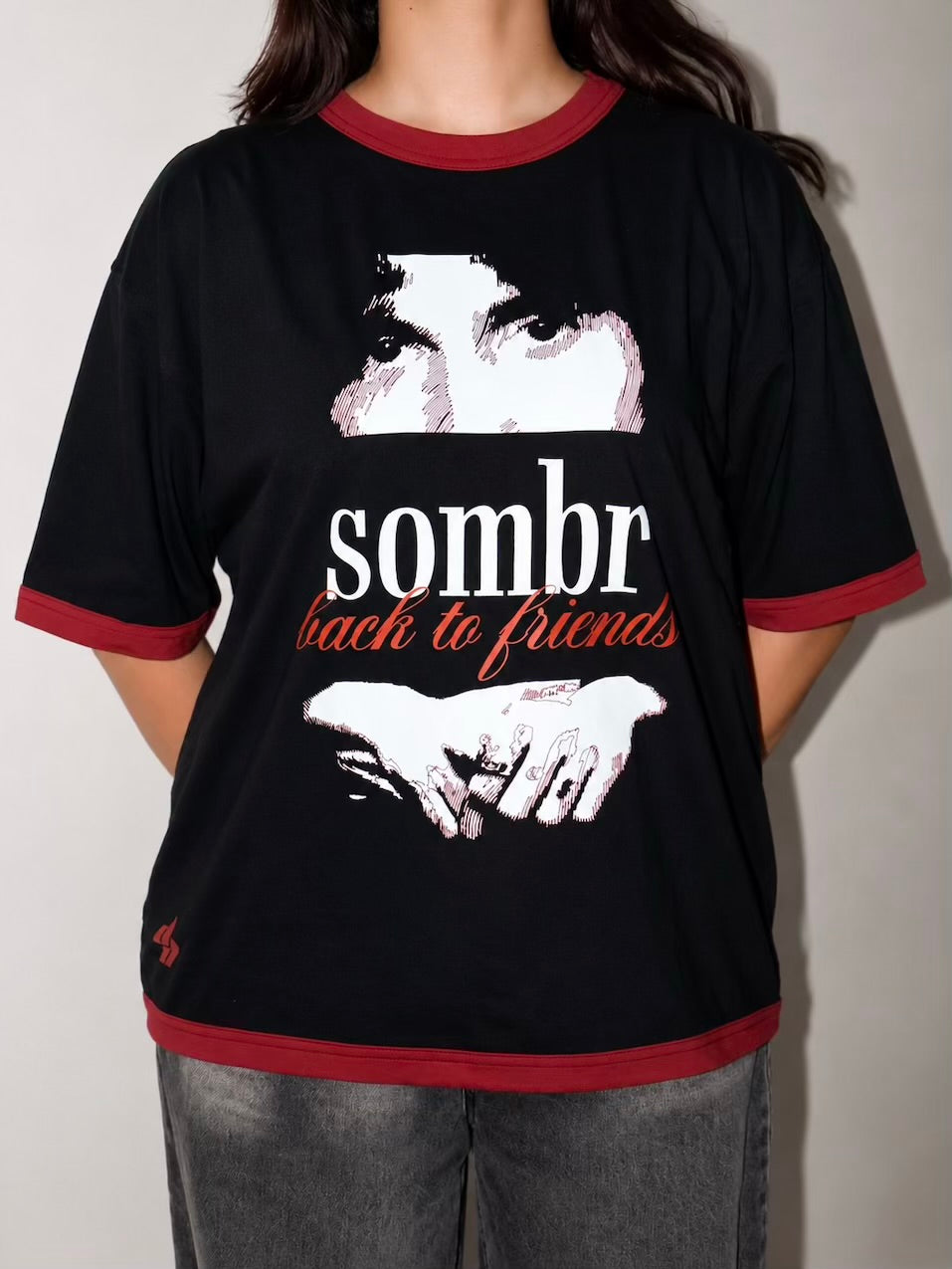 Sombr "Back To Friends" Drop Shoulder Tee