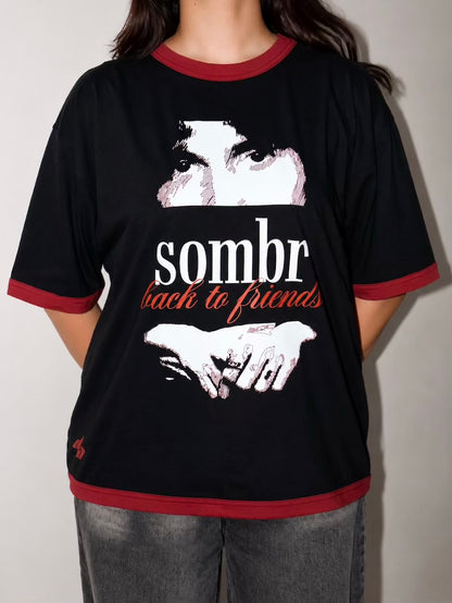 Sombr "Back To Friends" Drop Shoulder Tee