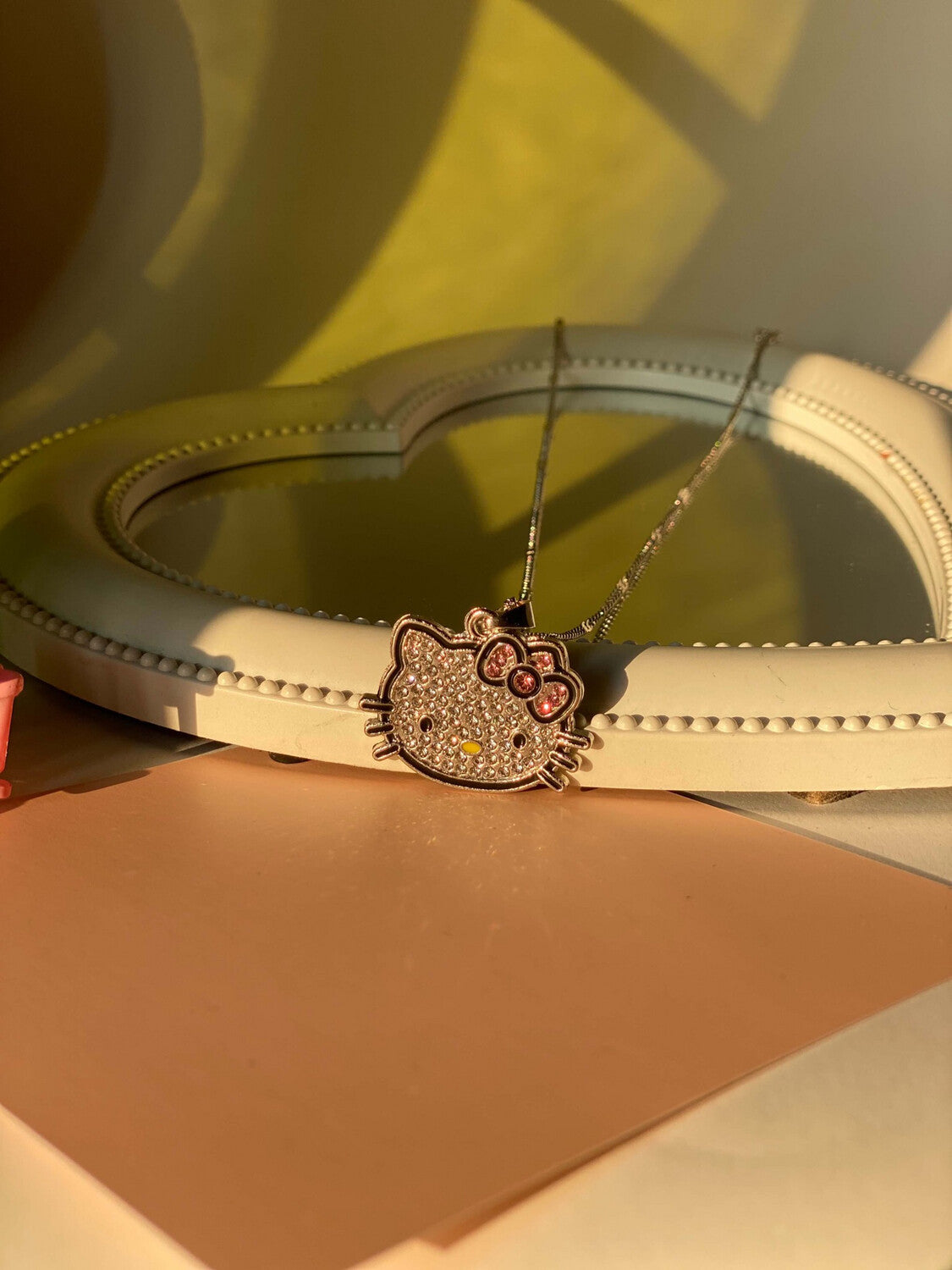 Hello Kitty Rhinestone Necklace