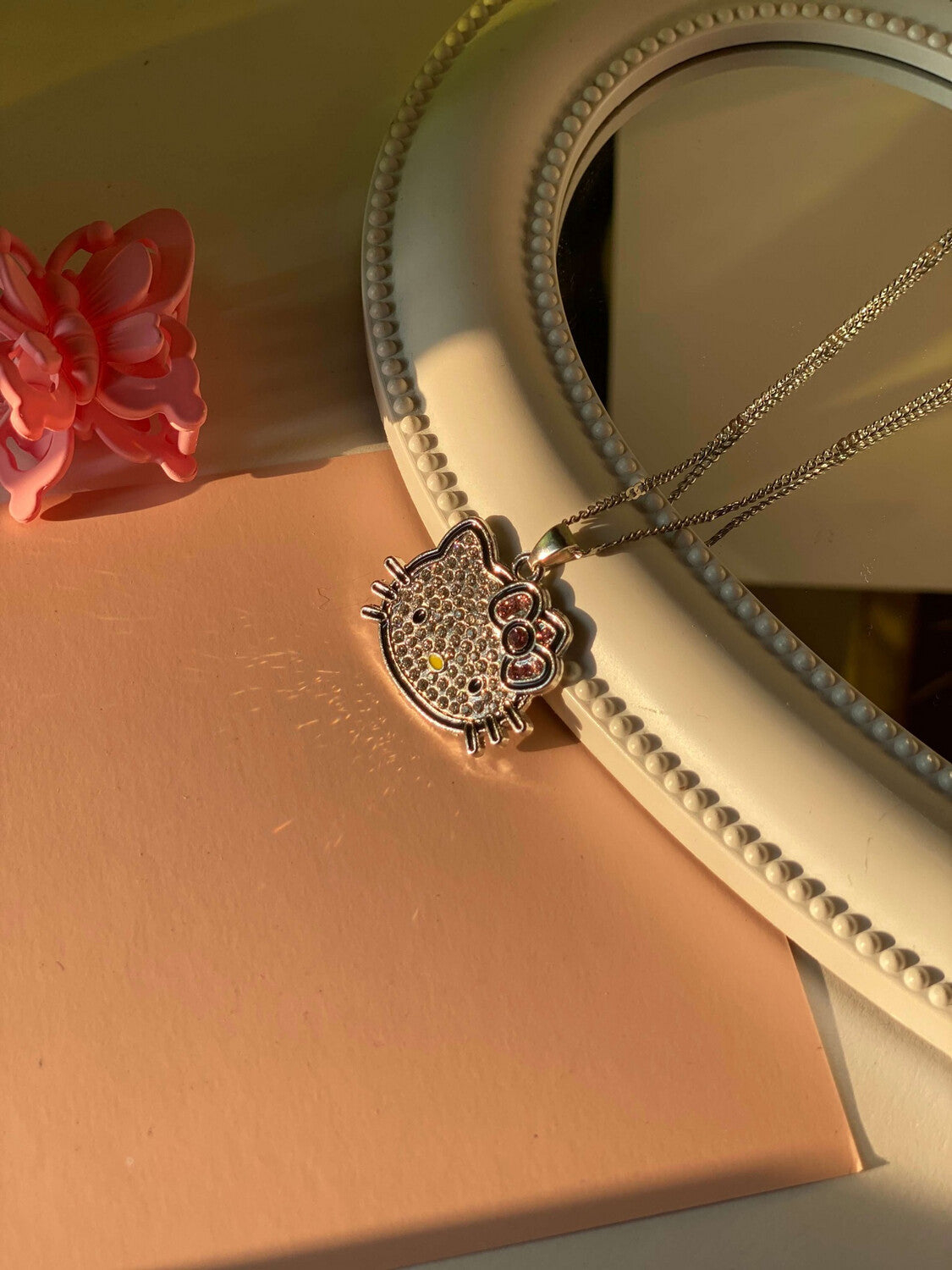 Hello Kitty Rhinestone Necklace