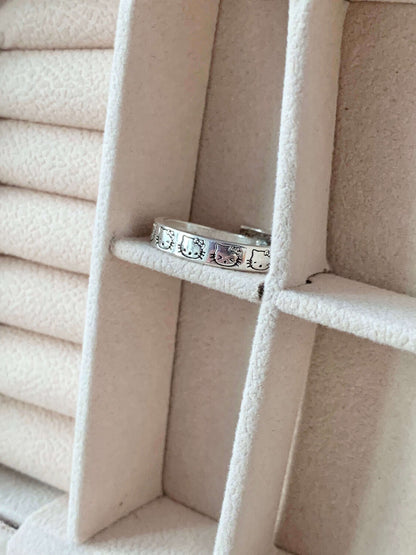 Hello Kitty Adjustable Steel Ring
