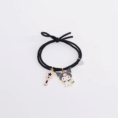Matching Kuromi & My Melody Magnetic Bracelets
