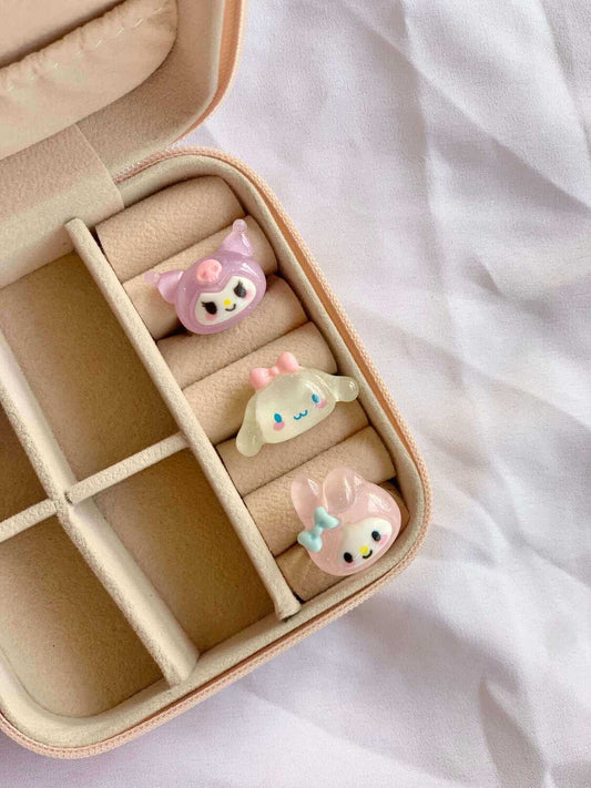 Sanrio Adjustable Resin Rings