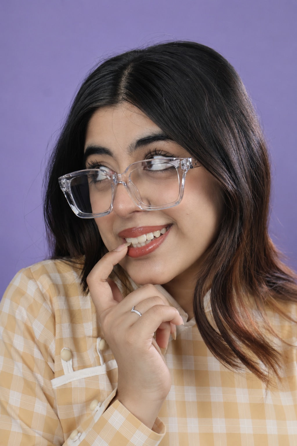 Crystal Clear Square Glasses