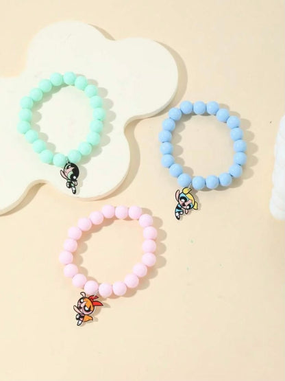 Powerpuff Girls Trio Bracelets