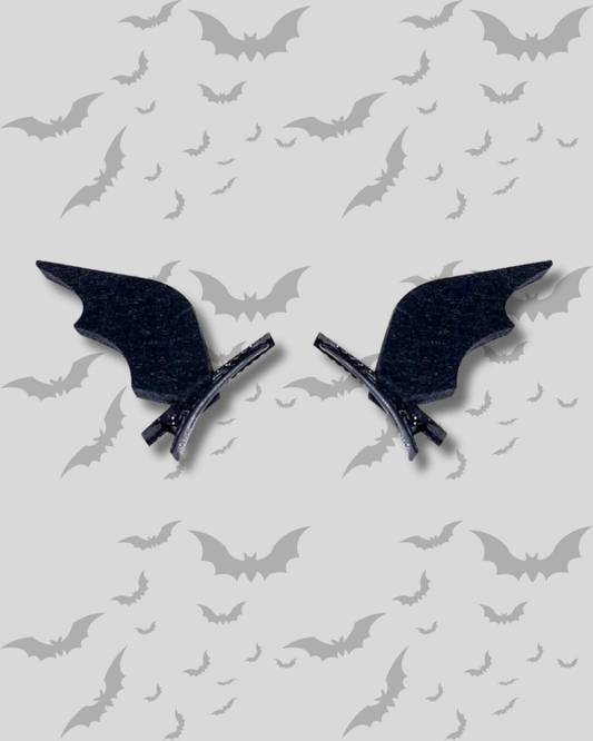 Bat Wing Hair Pins (Pair)