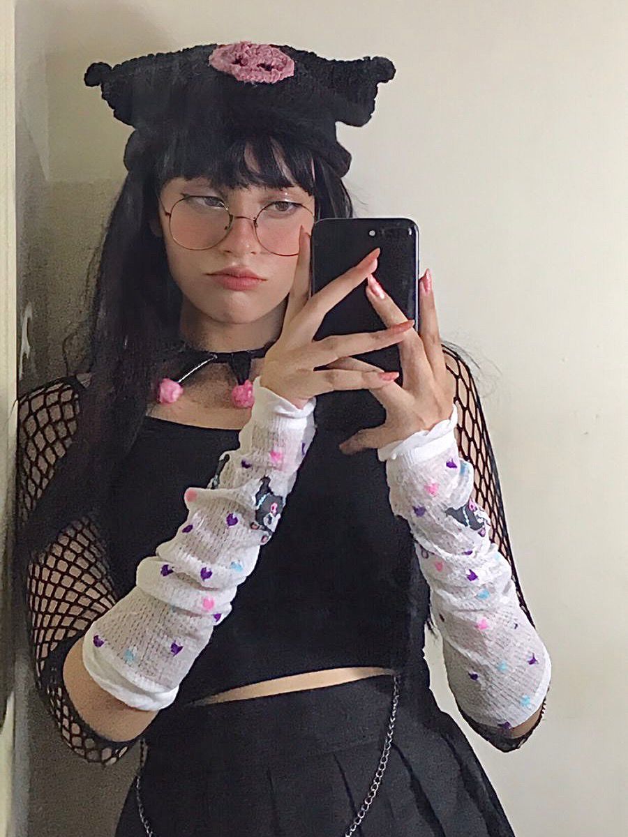 Sanrio White Sleeves (Hello Kitty & Kuromi)