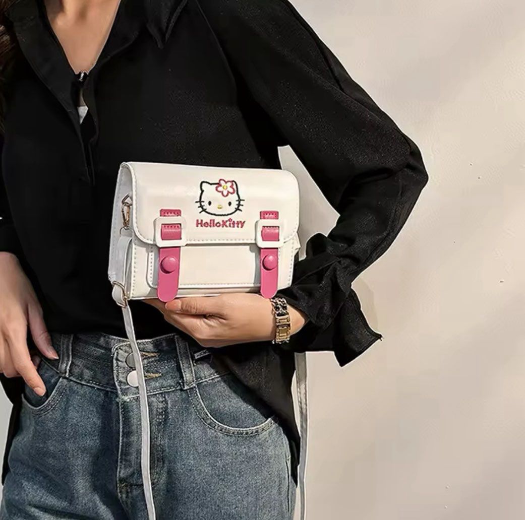 Hello Kitty Pink & White Shoulder Bag