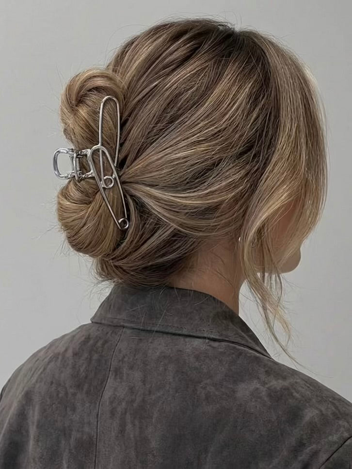 Duo Safety Lock Claw Hair Clip