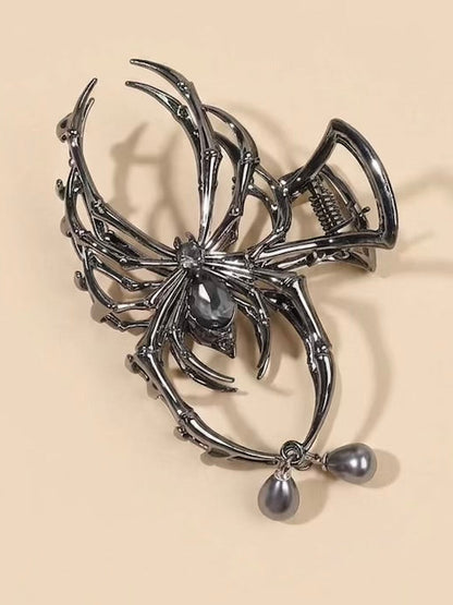 Spider Pearl Claw Hair Clip
