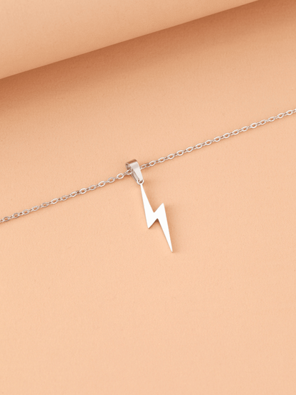 Thor Lightning Bolt Stainless Necklace