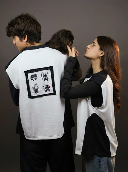 Tuxedo Cat Patch Vest