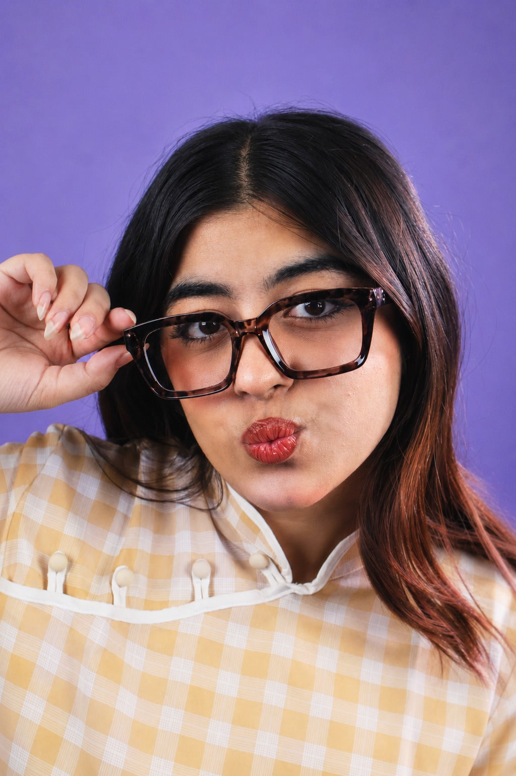 Tortoiseshell Brown Square glasses
