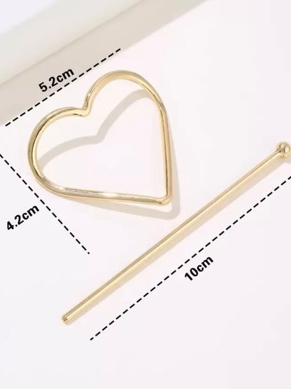 Cupid Heart Hair Pin
