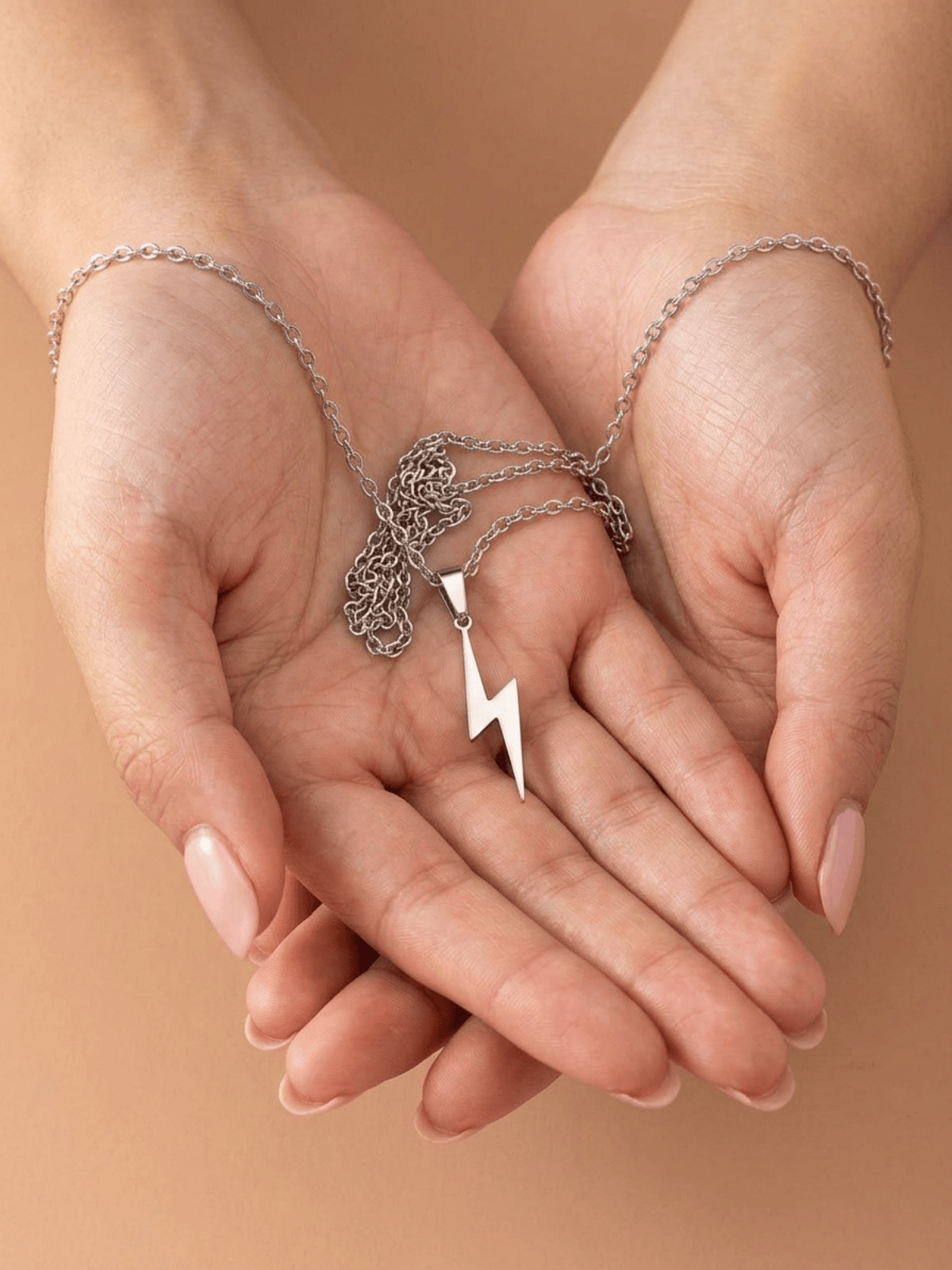 Thor Lightning Bolt Stainless Necklace