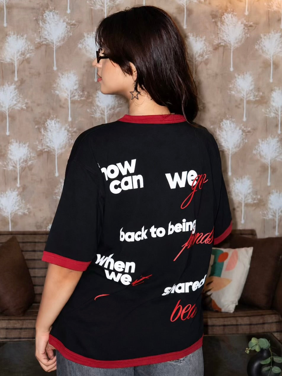 Sombr "Back To Friends" Drop Shoulder Tee