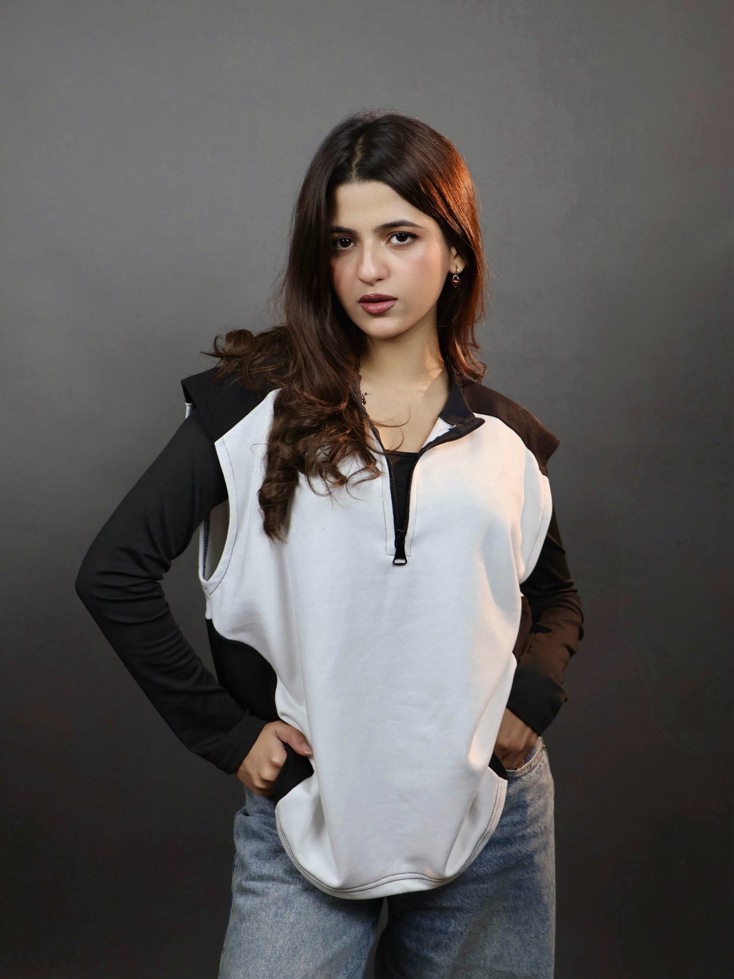 Tuxedo Cat Patch Vest