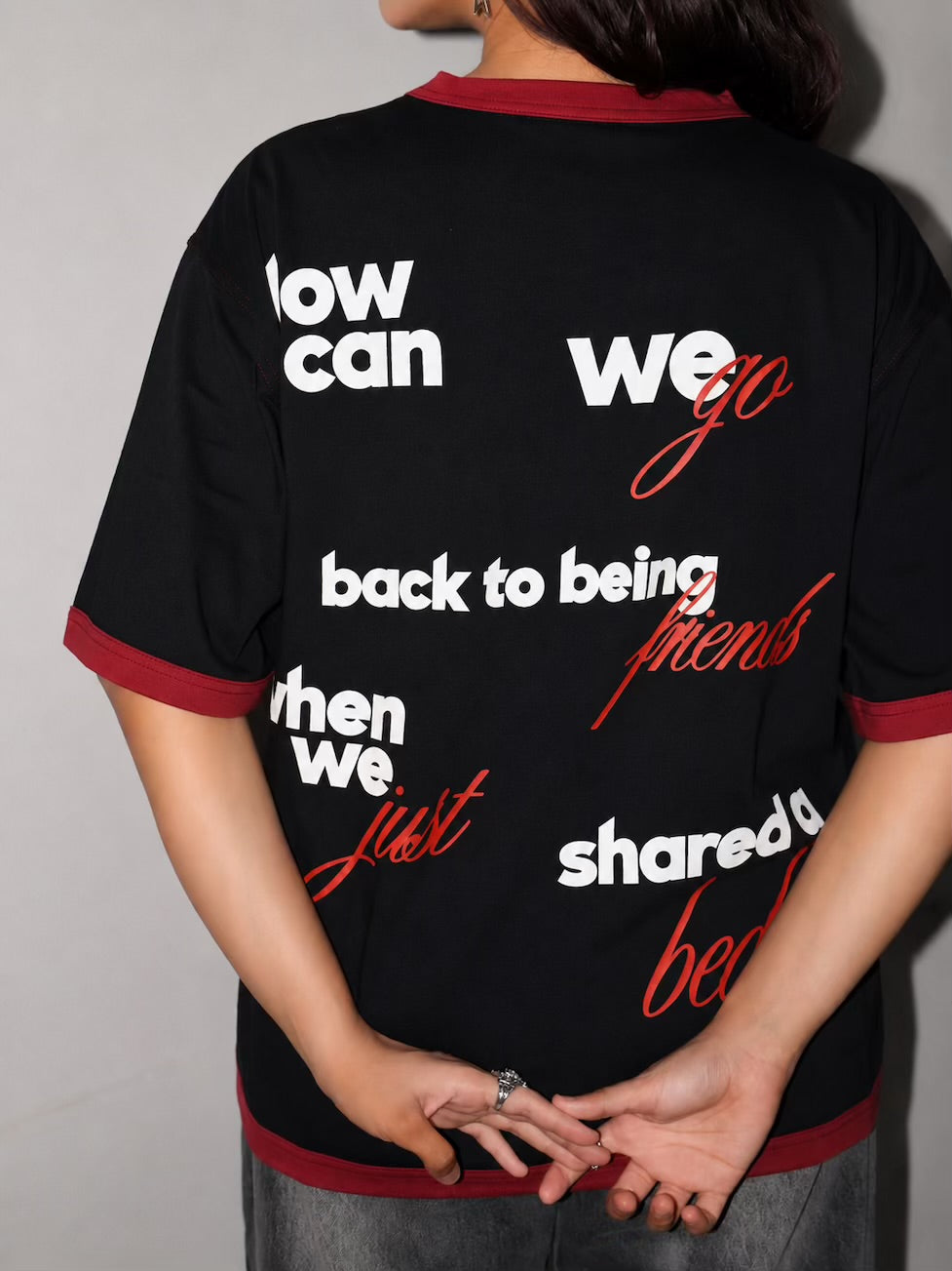 Sombr "Back To Friends" Drop Shoulder Tee