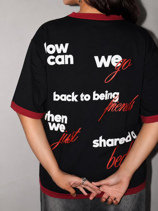 Sombr "Back To Friends" Drop Shoulder Tee