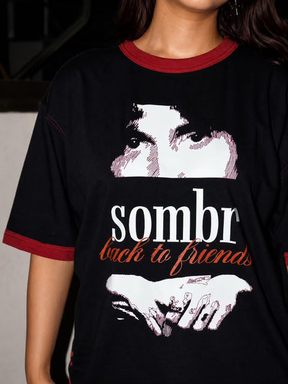 Sombr "Back To Friends" Drop Shoulder Tee