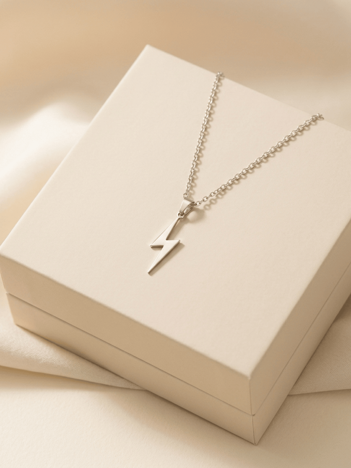 Thor Lightning Bolt Stainless Necklace