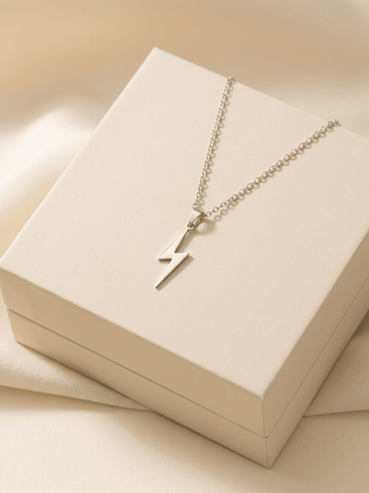 Thor Lightning Bolt Stainless Necklace