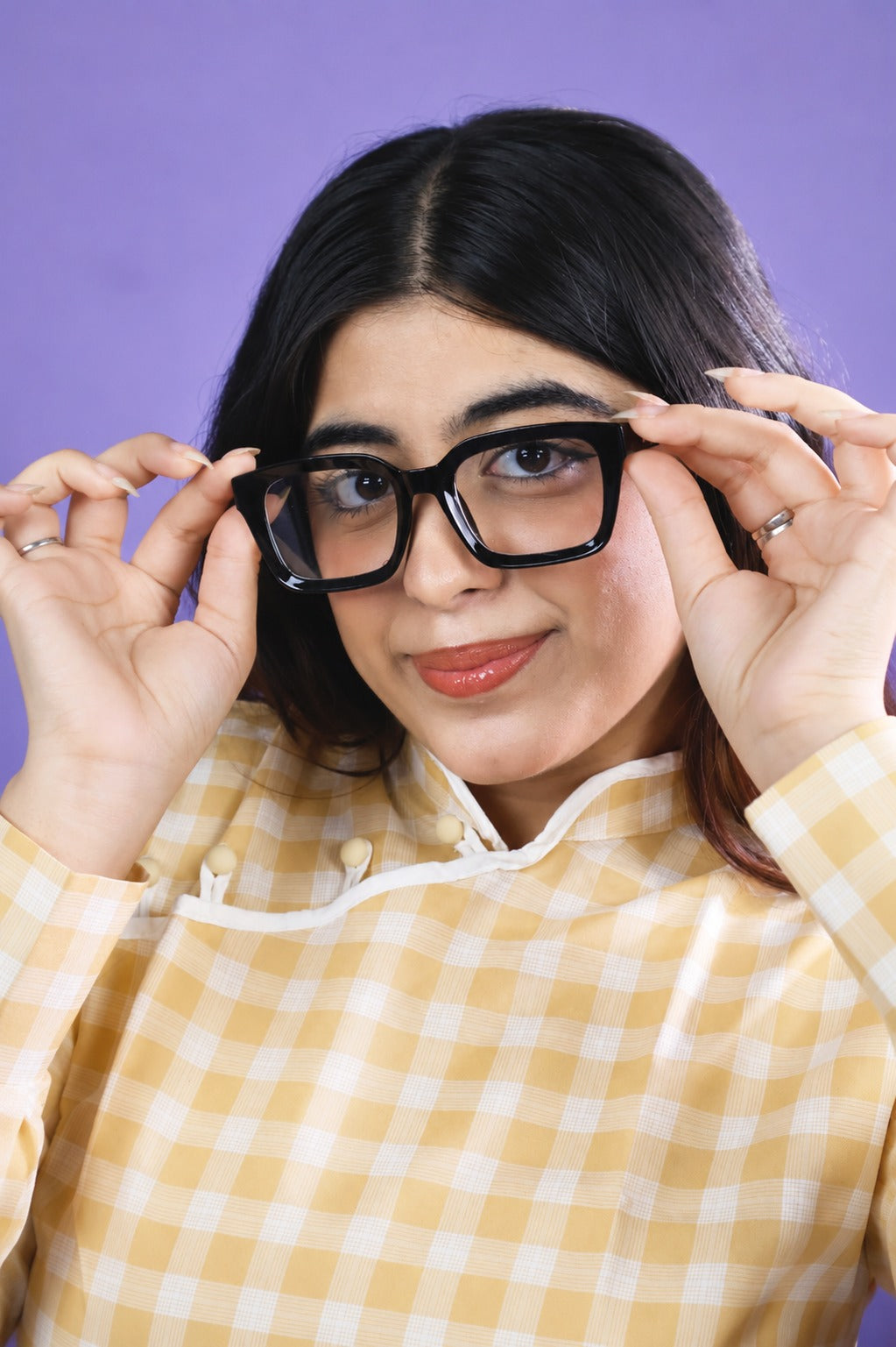 Noir Black Square Glasses