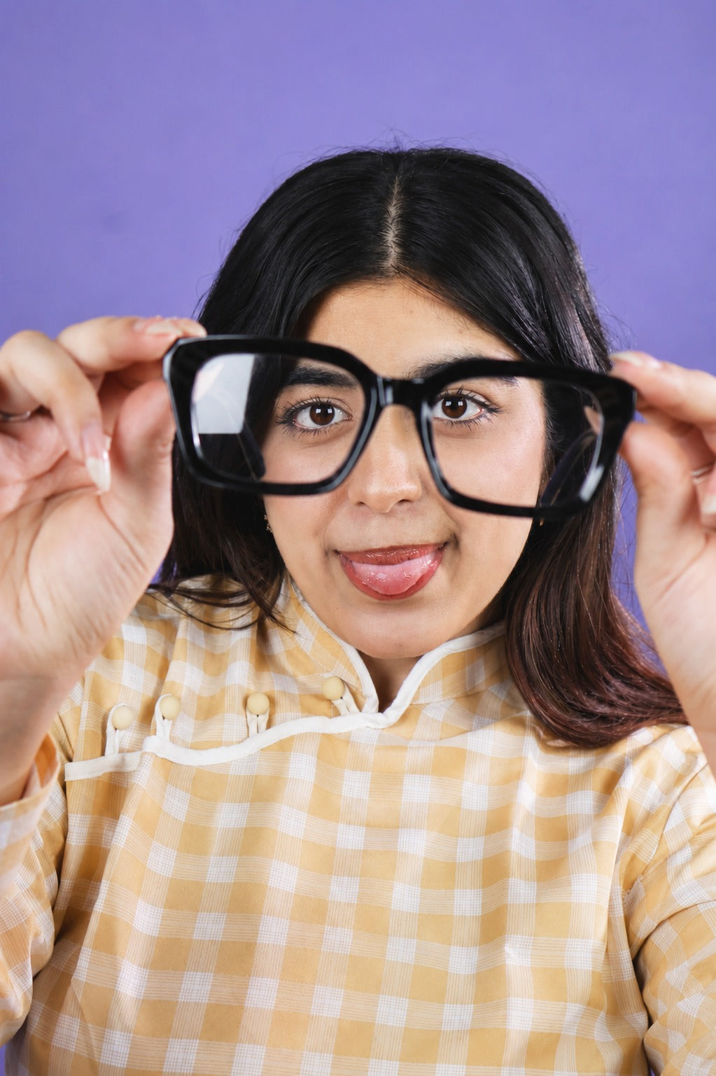 Noir Black Square Glasses