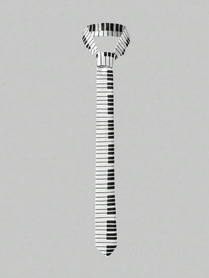 Key-to-My-Heart Piano Neck Tie