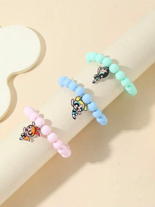 Powerpuff Girls Trio Bracelets