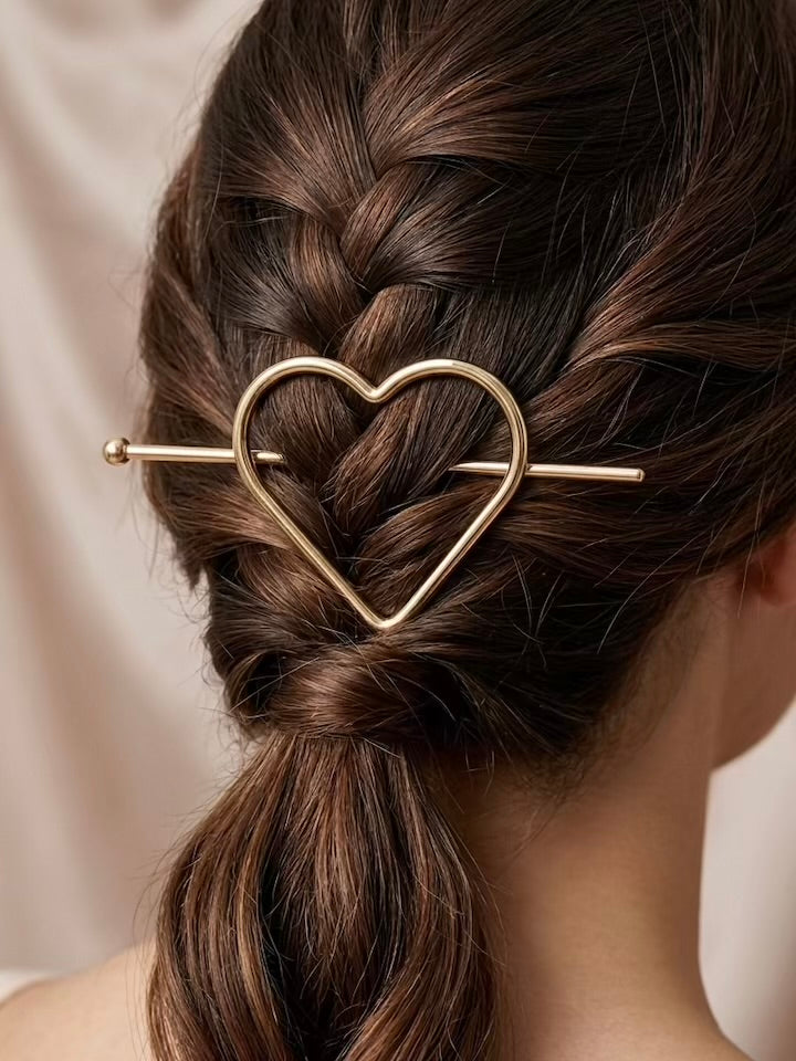 Cupid Heart Hair Pin