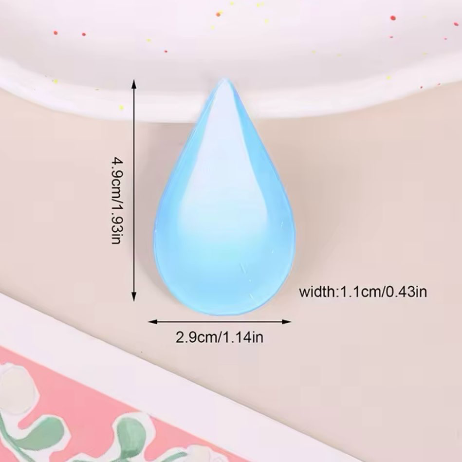Anime-Inspired Mood Hair Pin 💢💧🎀