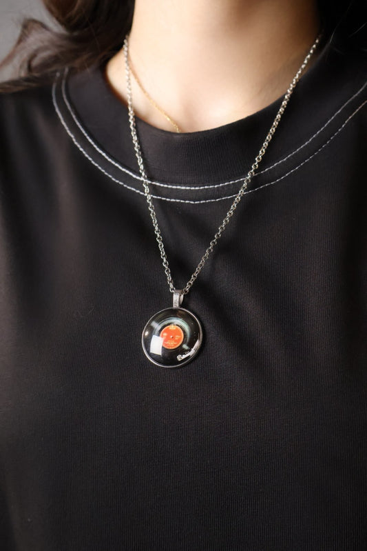 Vinyl Record Chain Necklace